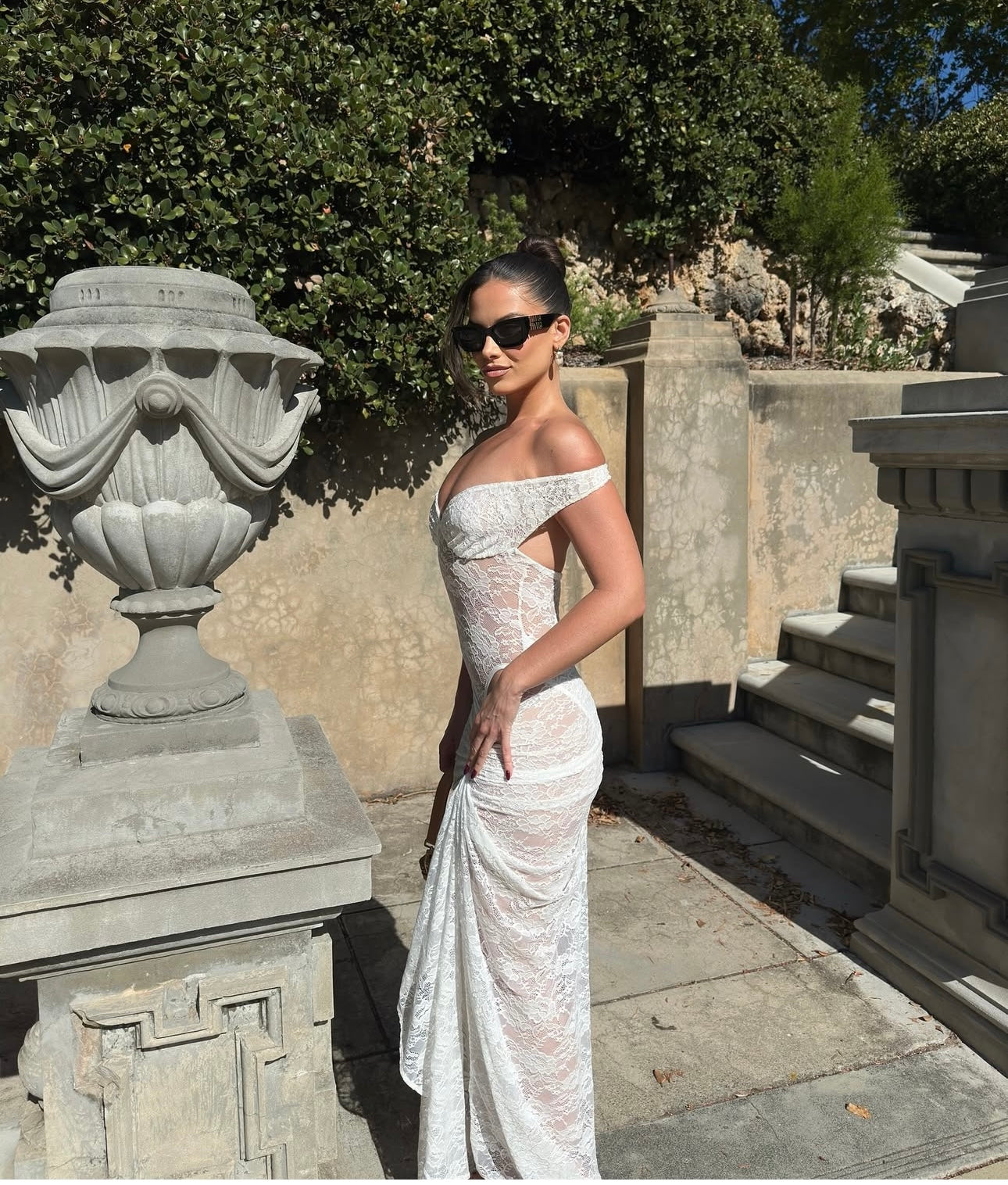 Natalie Rolt Aubrey Dress White