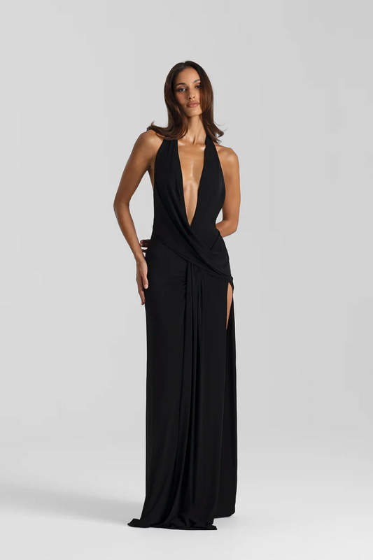 Natalie Rolt Winona Gown Black