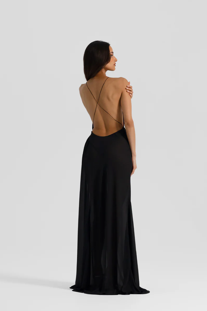 Natalie Rolt Agnes Dress Black