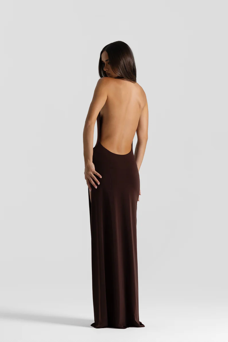 Natalie Rolt Winona Gown Espresso